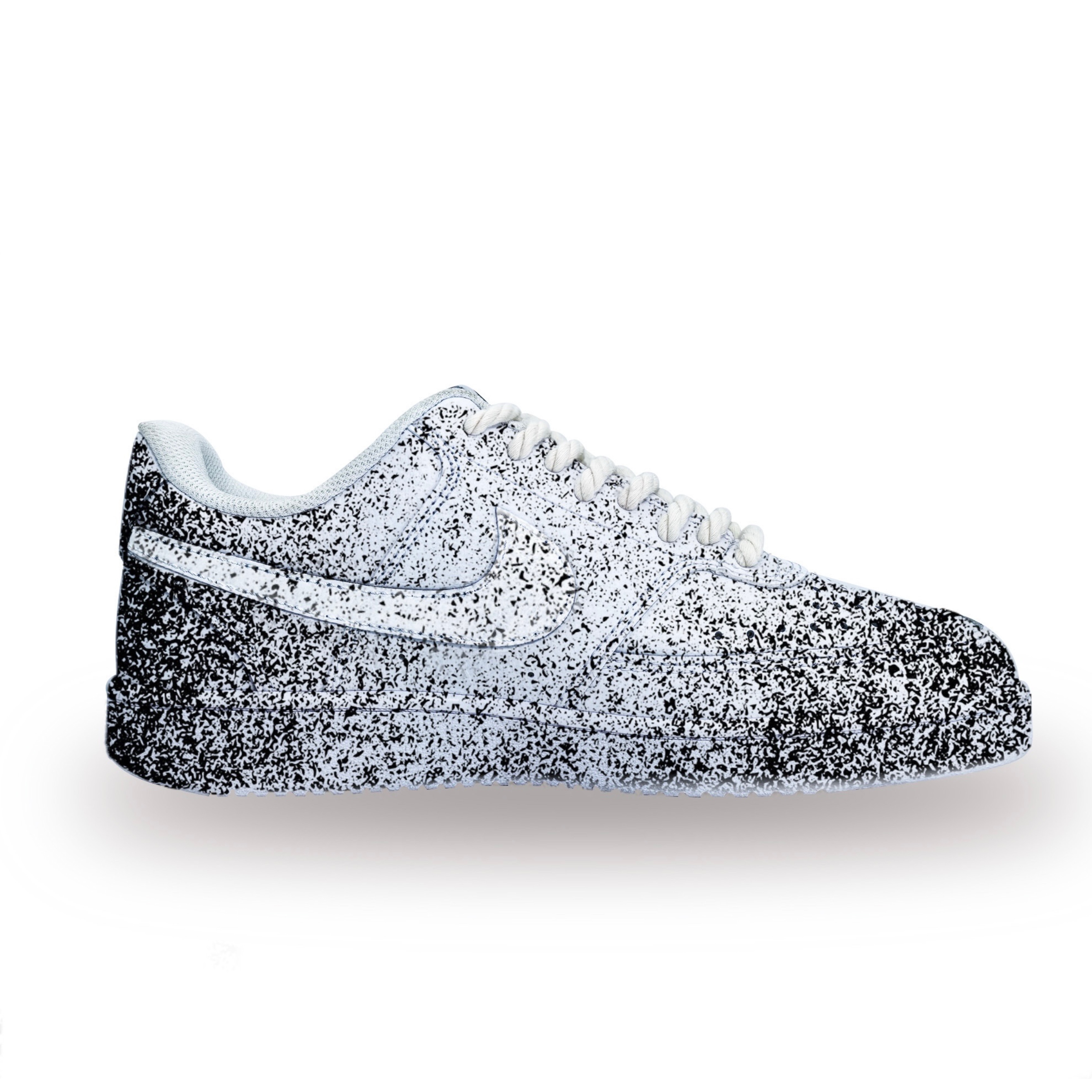 Nike Court Vision 1 Zebra Evolution Abrasion Resistant Low top Skateboard Shoes Unisex Black White