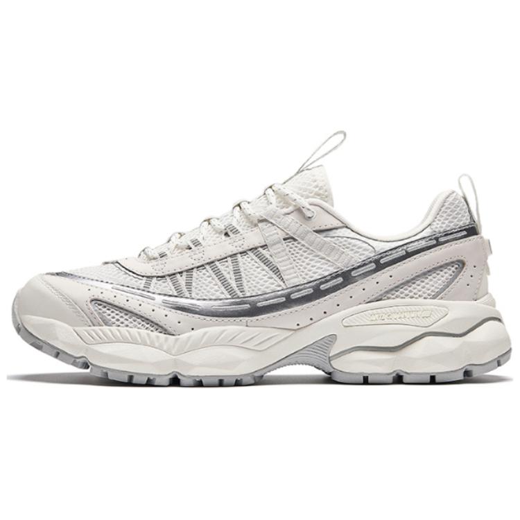 Anta Champion All Weather Series Slip Resistant And Breathable Low top Running Shoes Men's White
