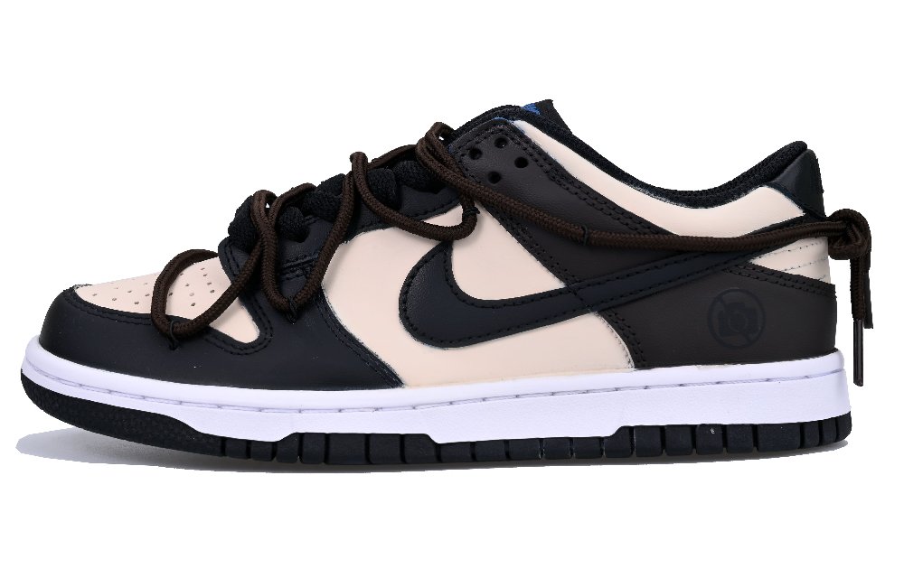 Nike Dunk Vlad Low Top Skateboard Shoes GS Black Brown