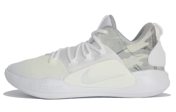 Nike Hyperdunk X Low Ink Wash Mesh Cushioning Anti-Slip And Wear-Resistant Low-Top Basketball Shoes Men's White