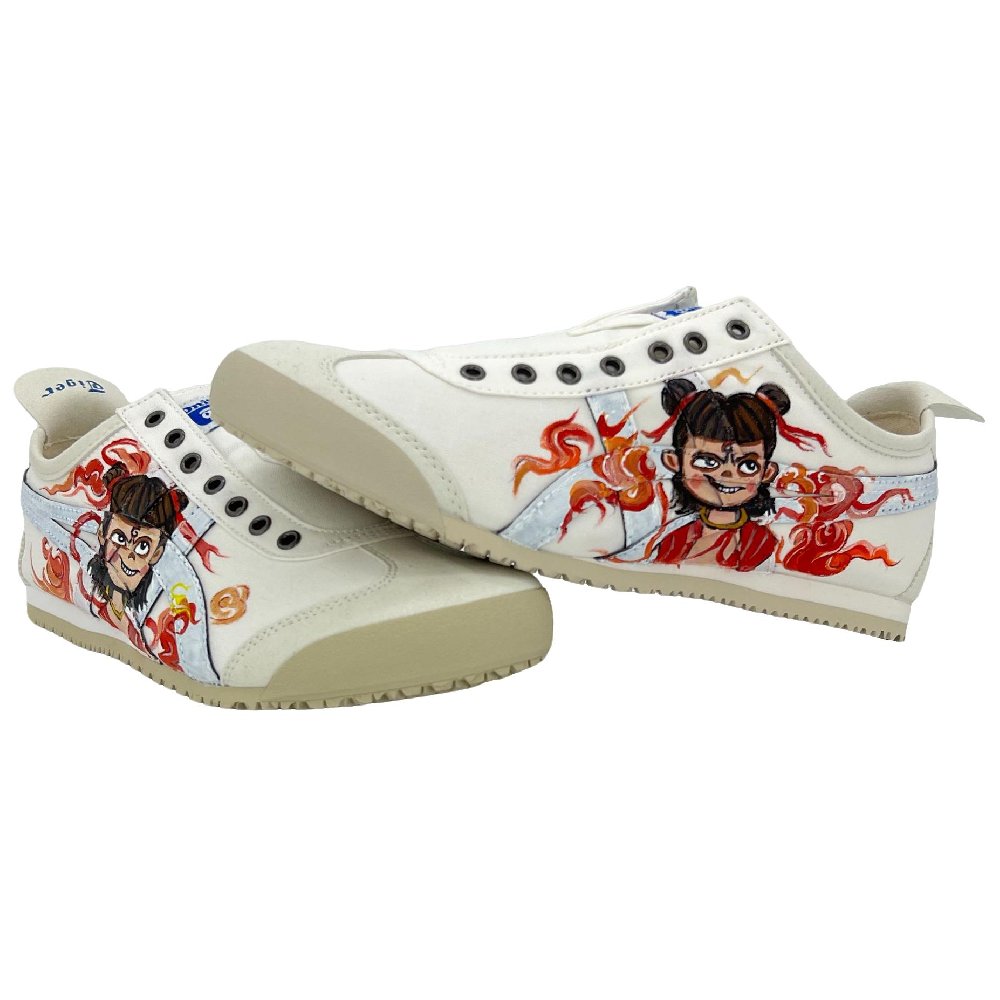 Onitsuka Tiger MEXICO 66 Casual Shoes Unisex Low Top White/Blue/Red