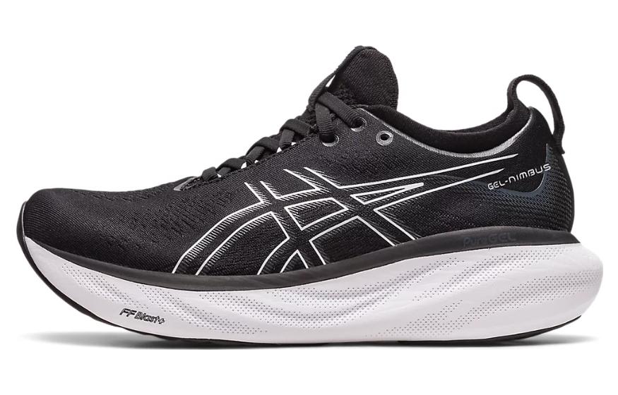 Asics Gel Nimbus 25 Black Pure Silver Women's