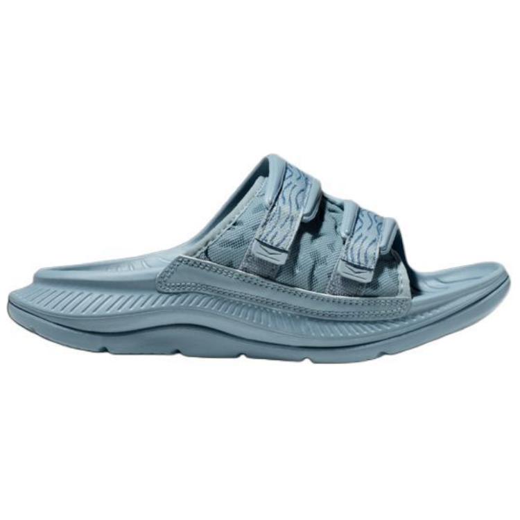HOKA ONE ONE ORA Luxe Slip Resistant Abrasion Resistant Slide Slippers Unisex Blue