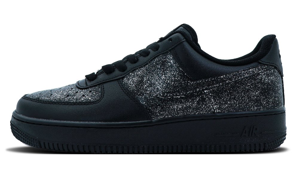 Nike Air Force 1 Slip Resistant, Abrasion Resistant, And Balanced Low Top Skateboard Shoes Women's Black