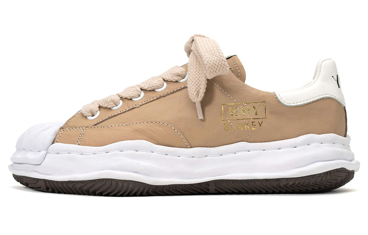 MIHARA YASUHIRO Blakey Low-Top Stylish Skateboarding Shoes Unisex Light Brown