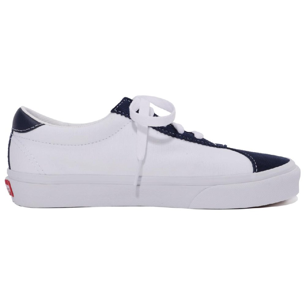 Vans Sports Low Top Skateboard Shoes Unisex White Blue