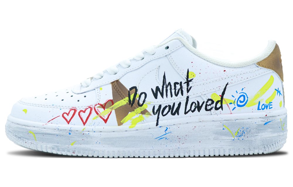 Nike Air Force 1 Low Slip Resistant Low Top Skateboard Shoes Women's White
