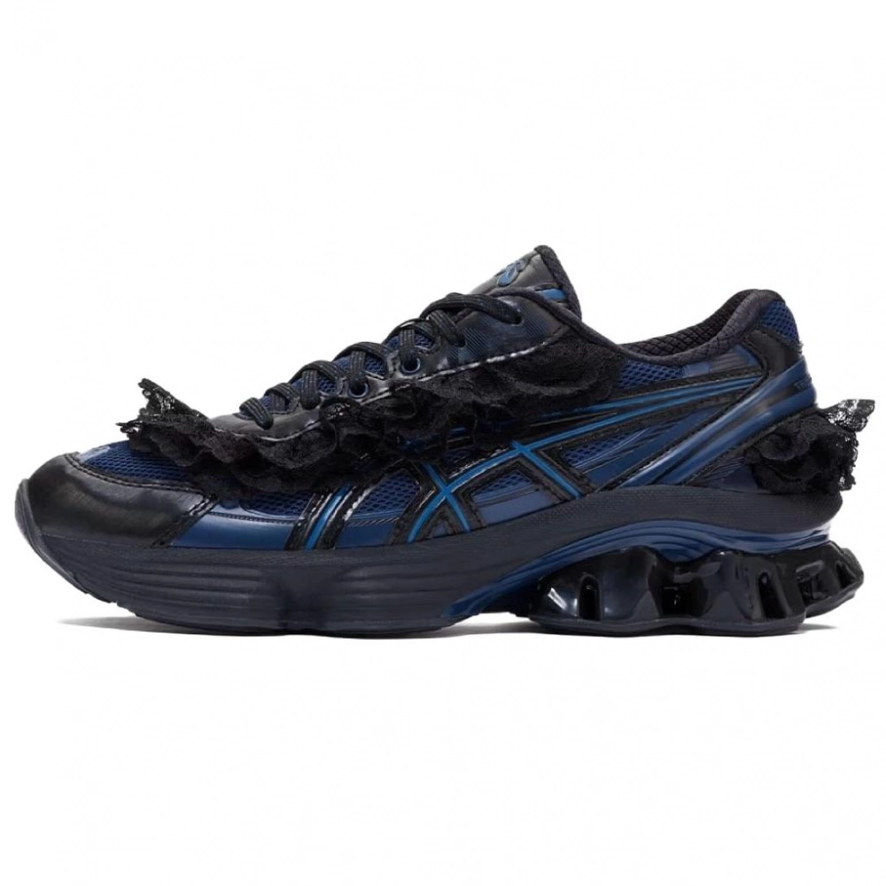 SHUSHU/TONG x Asics GEL KINETIC FLUENT Abrasion Resistant Low top Running Shoes Unisex Blue Black