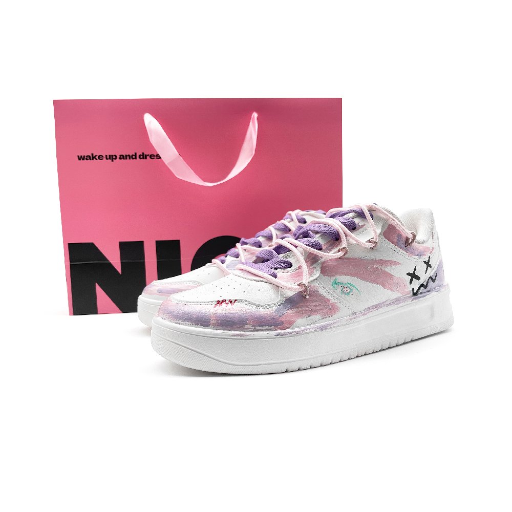 Anta Relaxed Abrasion Resistant Shock Absorbers With Slip Resistant Features Low Top Skateboard Shoes Unisex White