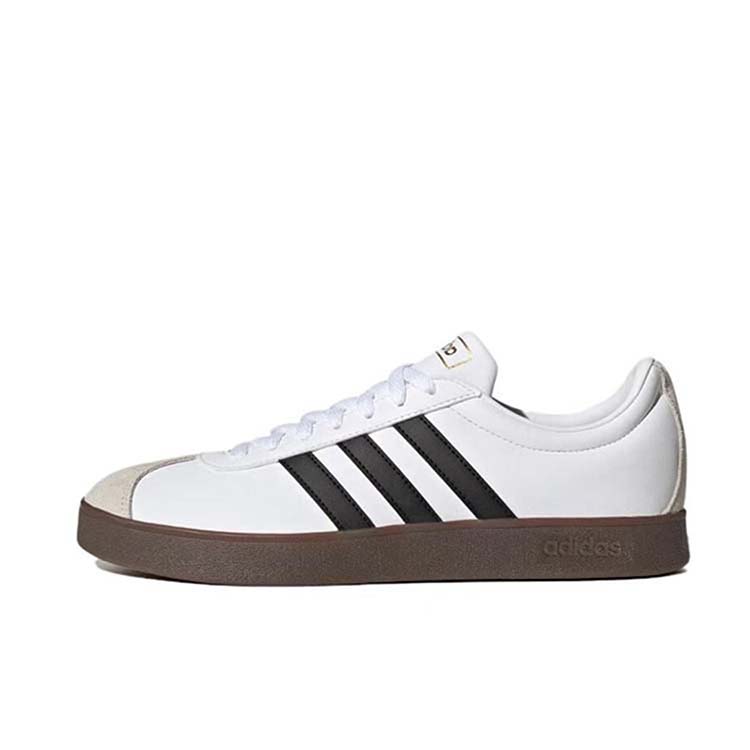 Adidas Neo VL Court 2.0 Slip-Resistant Low-Top Skateboard Shoes Unisex White