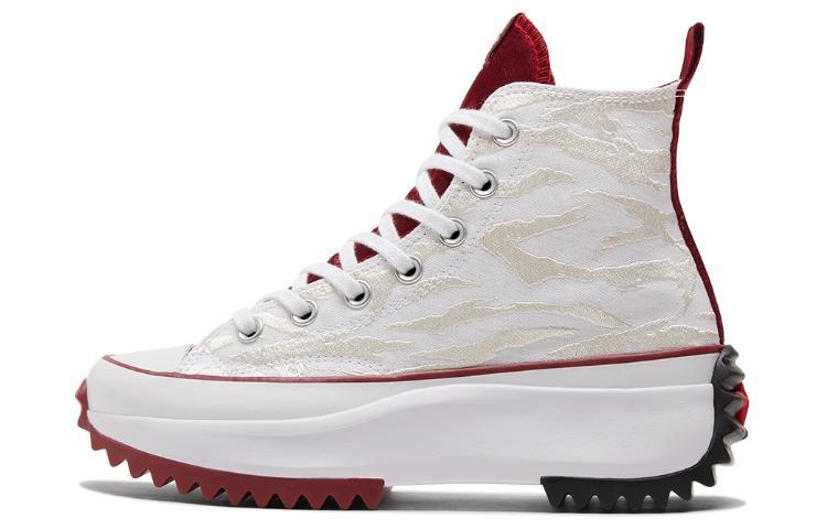 Run Star Converse Hike High 'Chinese New Year White University Red'