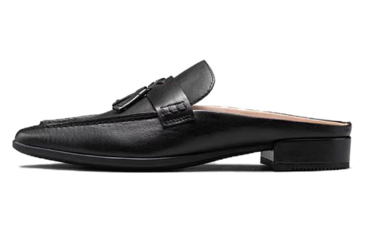 Ecco Wrap-toe Slippers 3cm Women's Black