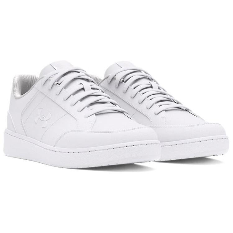 Under Armour Official Anti-Slip Wear-Resistant Low-Top Skateboard Shoes Women's White