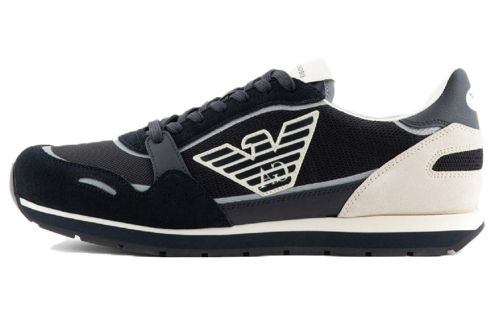 EMPORIO ARMANI Low-Top Casual Shoes Men's Navy