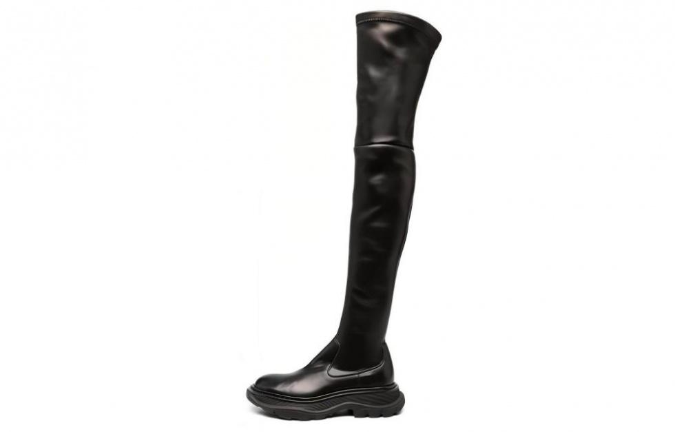 Alexander McQueen Long Leather Boots
