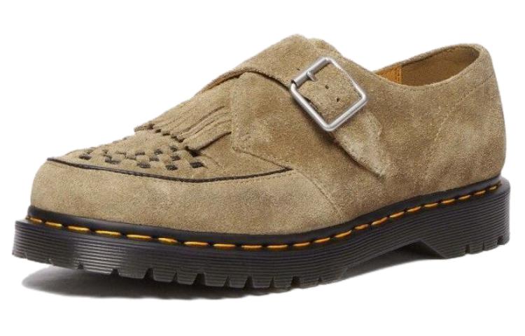 Dr. Martens Ramsey Suede Kiltie Buckle Creepers 'Savannah Tan'