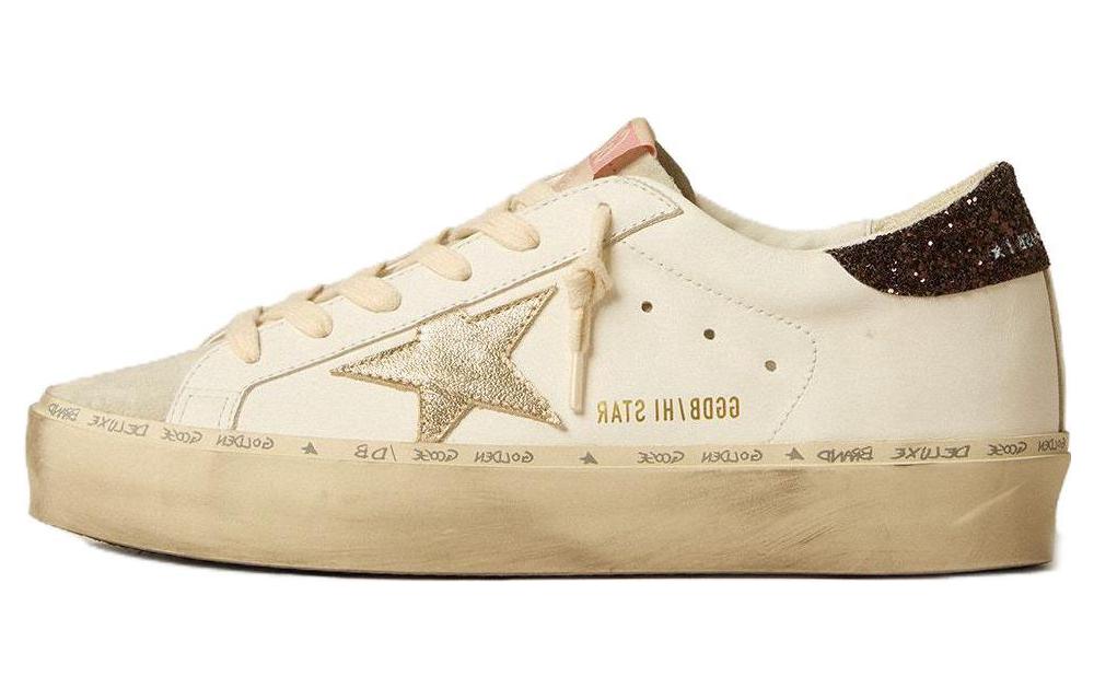 Golden Goose Hi Star Low top Skateboard Shoes Women's White