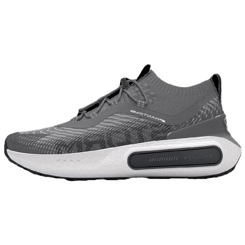 Under Armour Phantom 4 Anti-Slip And Wear-Resistant Lightweight Low-Top Casual Shoes Unisex Gray