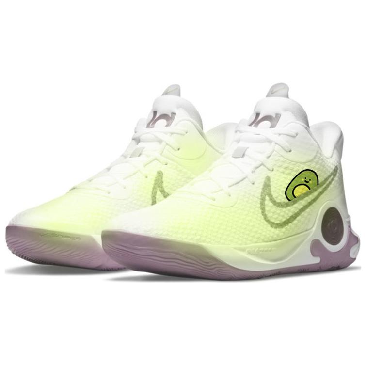 Nike KD Trey 5 IX Anti-Slip Wear-Resistant Low-Top Vintage Basketball Shoes Unisex White Yellow Green купить в интернет-магазине Yoocart с быстрой доставкой по России.