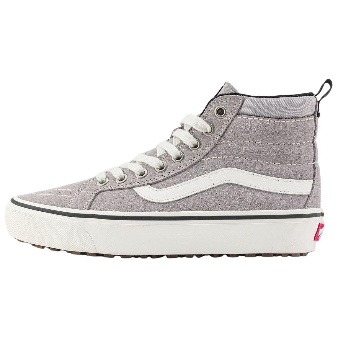 Vans MTE Sk8 Hi High top Skateboard Shoes Unisex Gray White