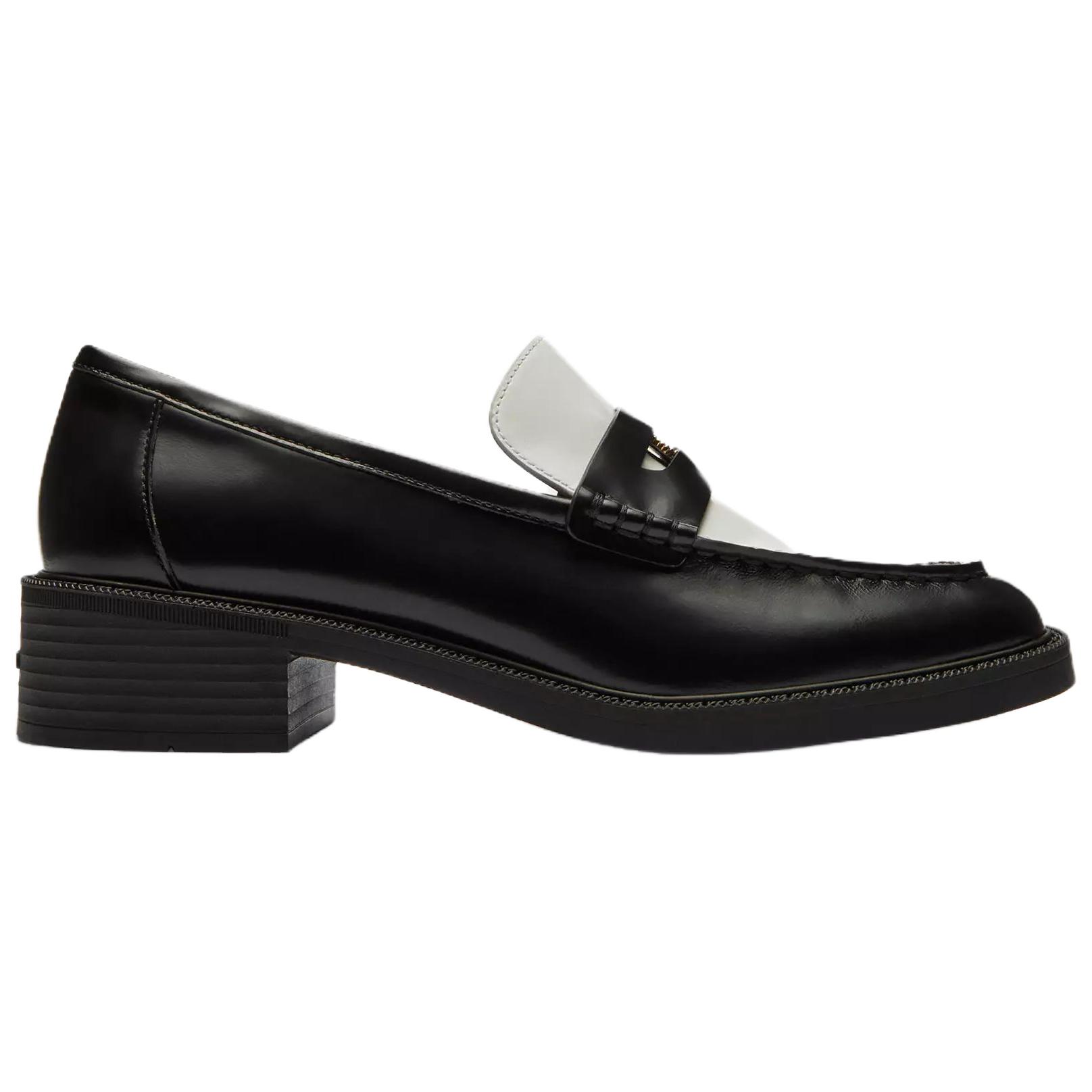 COACH Loafers 3.5cm Women's Black White