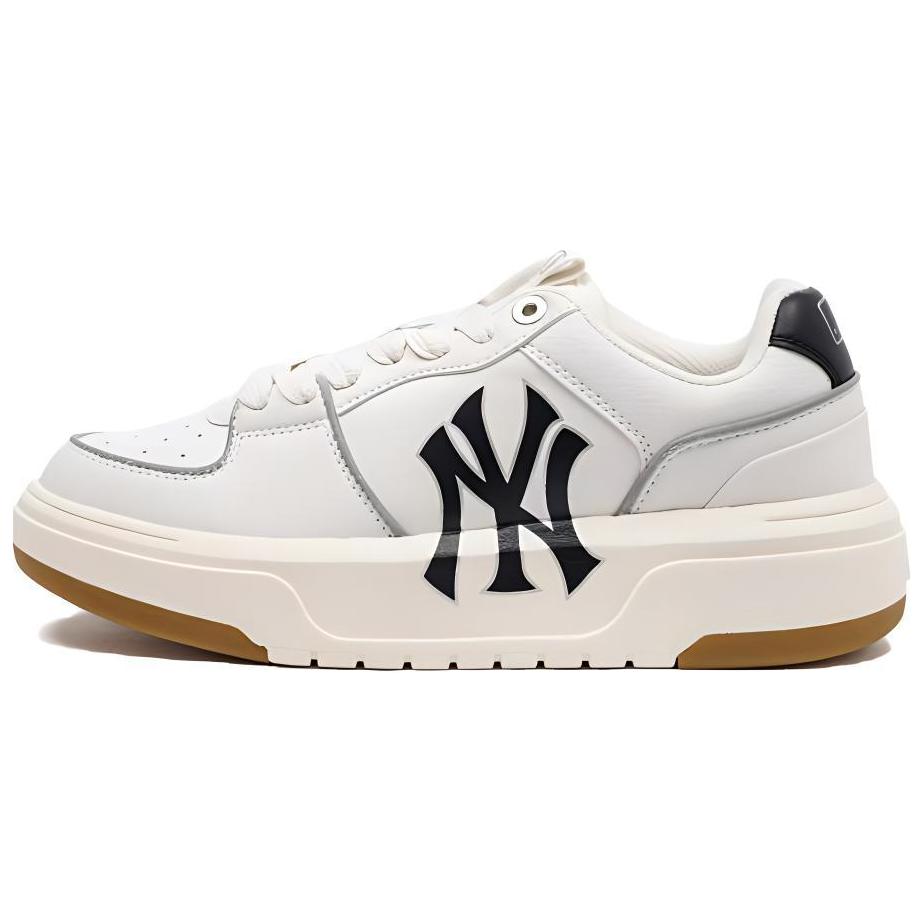 MLB Chunky Liner Abrasion Resistant Balance Height Increasing Low Top Casual Shoes Unisex Pink