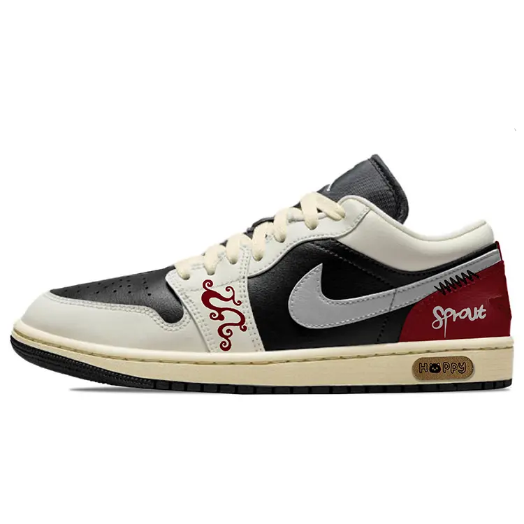 Jordan Air Jordan 1 Vintage Basketball Shoes Women's Low top Red/Black