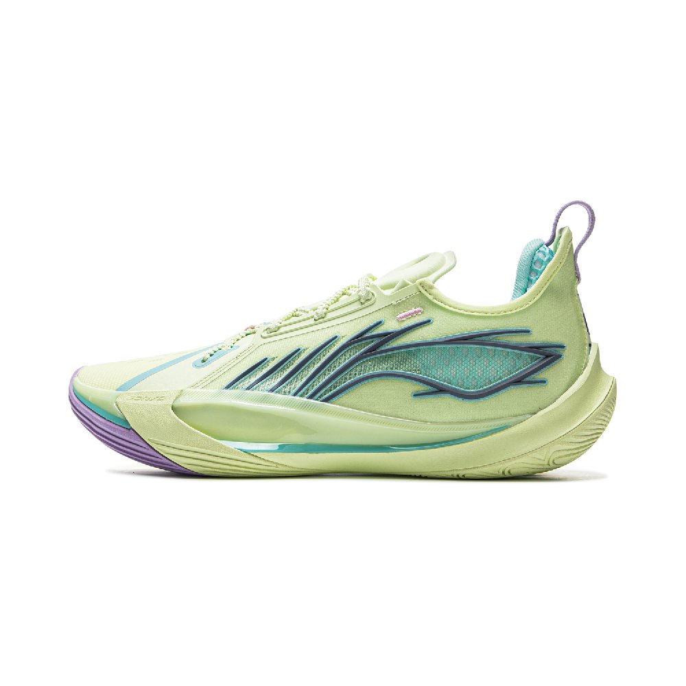 LiNing Sonic 13 Cushioning Abrasion Resistant Support Low Top Basketball Shoes Men's Green