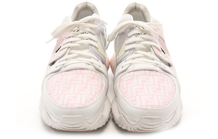FENDI Leather Low 'White Pink' купить в интернет-магазине Yoocart с быстрой доставкой по России.