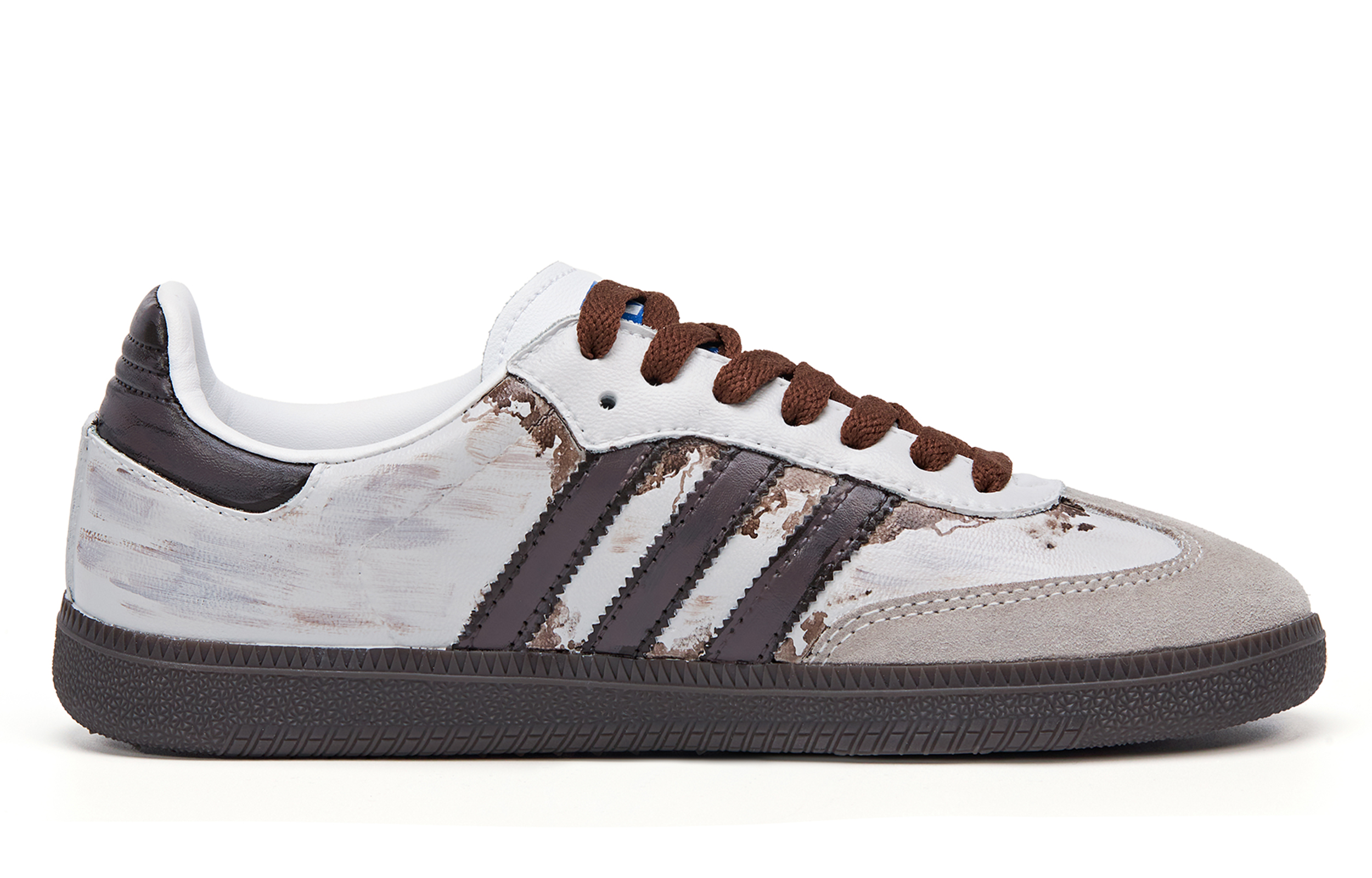 Adidas Originals SAMBA OG Wear resistant And Lightweight Low top Skateboard Shoes Unisex Gray Brown