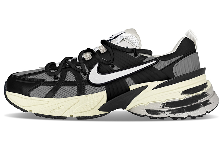 Nike V2K Run Low-Top Running Shoes Women's Black Gray