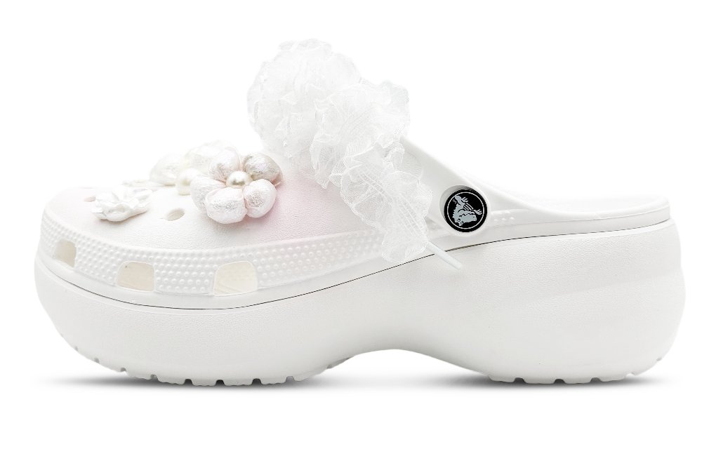Crocs Classic Platform Clog Clogs Women's White