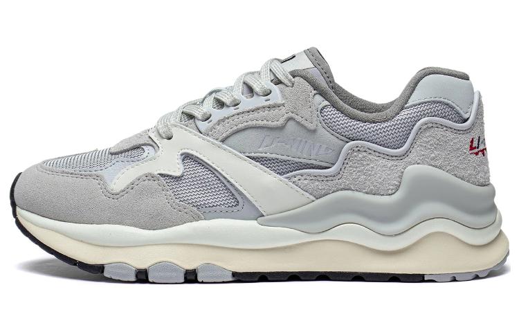 LiNing 001 Mountain Sea Anti-Slip Wear-Resistant Low-Top Sports Casual Shoes Women's River Stone Gray