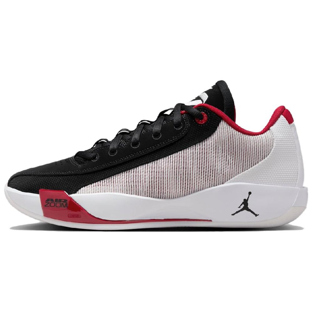Jordan Luka .77 Abrasion Resistant, Breathable, Lightweight Low Top Vintage Basketball Shoes Men's Black White