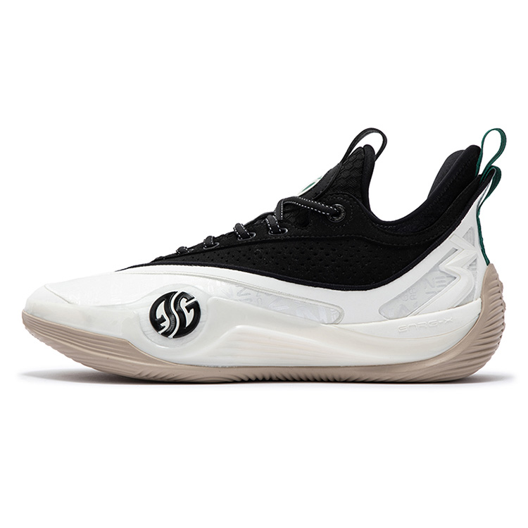 361° Zen VI PRM Panda Cushioning, Slip Resistant, And Abrasion Resistant Low Top Basketball Shoes Men's White Black