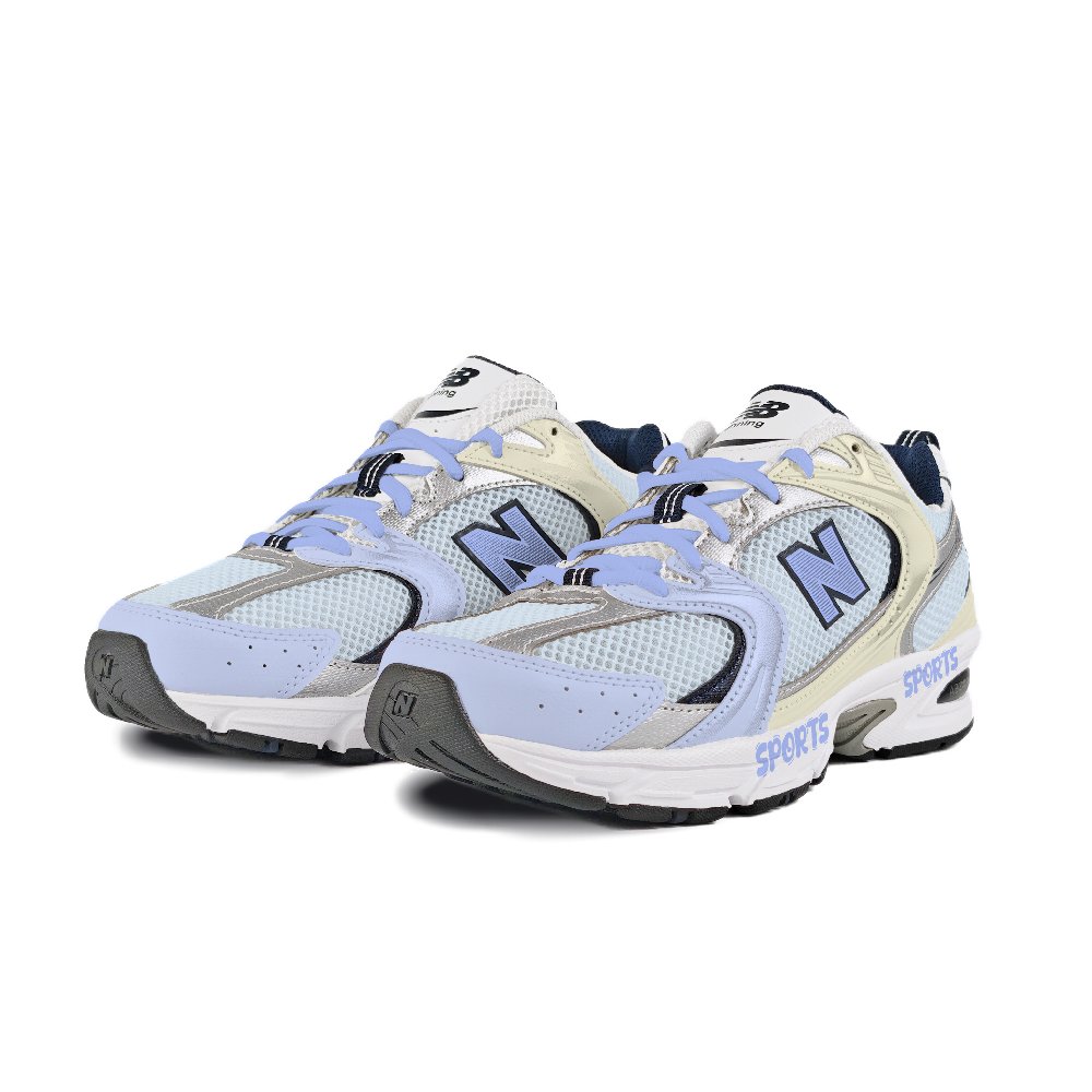 New Balance NB 530 Abrasion Resistant Low Top Running Shoes Unisex Blue Yellow