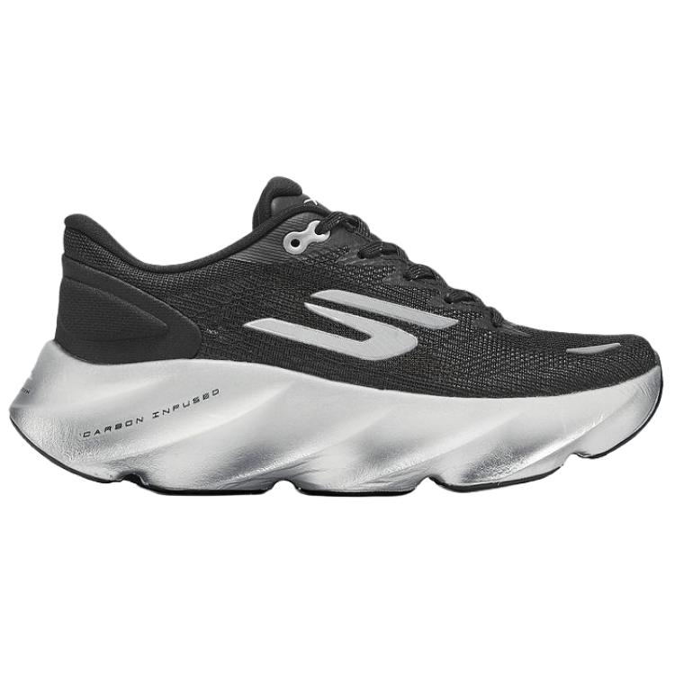 Skechers Women's GO Series Low Top Casual Running Shoes Women's Black White