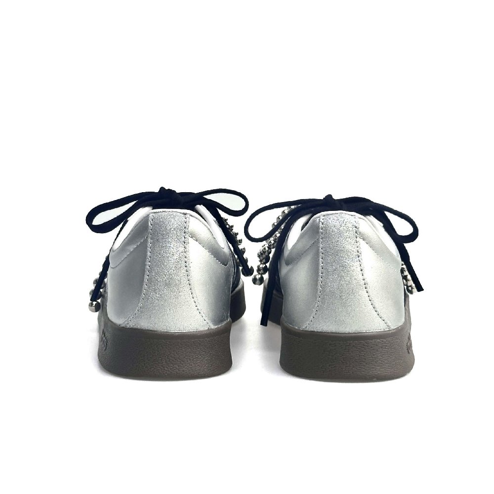 Adidas Neo VL COURT 2.0 Slip Resistant And Breathable Low top Skateboard Shoes Unisex Silver Black