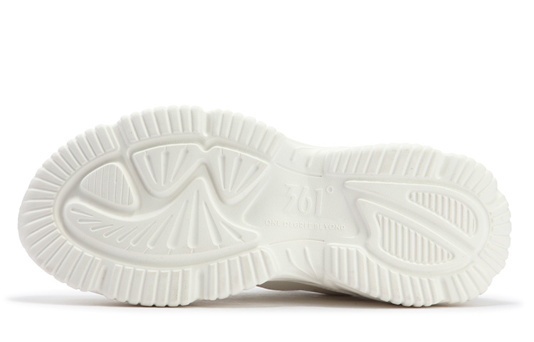 361° Ode MONO Yarn Edition Slip Resistant, Abrasion Resistant, Breathable Low Top Casual Shoes Women's White Black