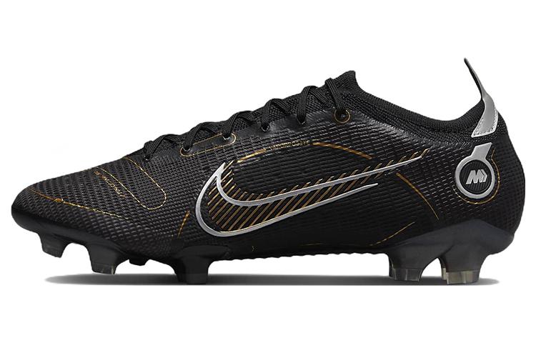 Nike Mercurial Vapor 14 Elite Fg Black Metallic Silver Cave Stone Metallic Gold