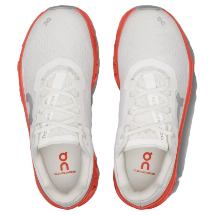 Women's Sneakers On Running CloudmOnster White/Flame купить в интернет-магазине Yoocart с быстрой доставкой по России.