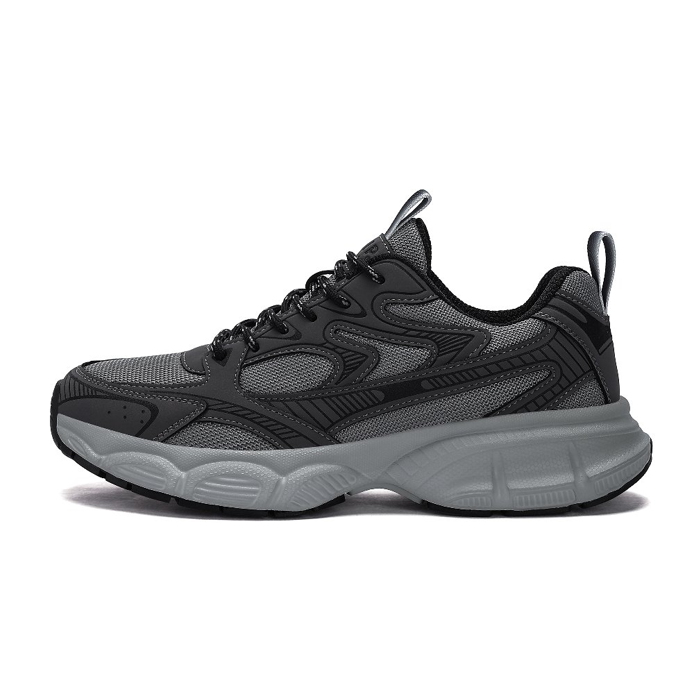 JEEP SPIRIT Low Top Chunky Sneakers Men's Volcanic Gray