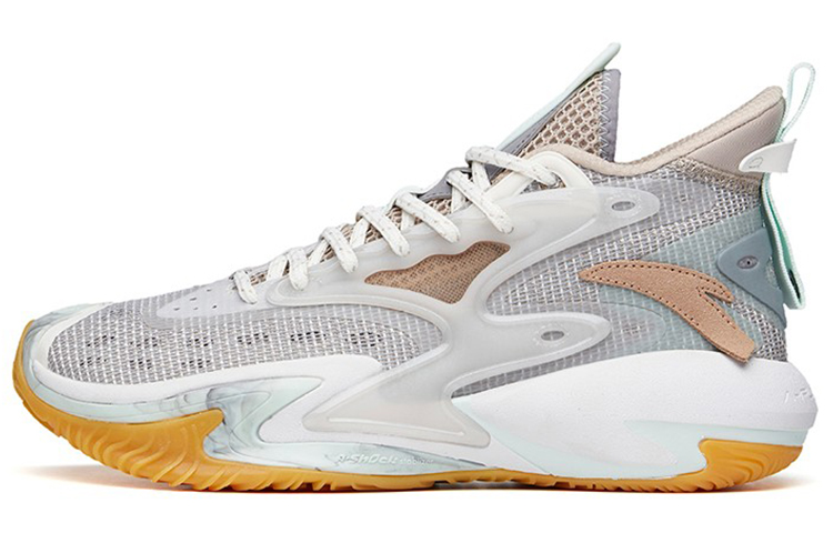 Anta Berserk 3 Cushioning Anti-Slip And Wear-Resistant Low-Top Performance Basketball Shoes Men's Gray