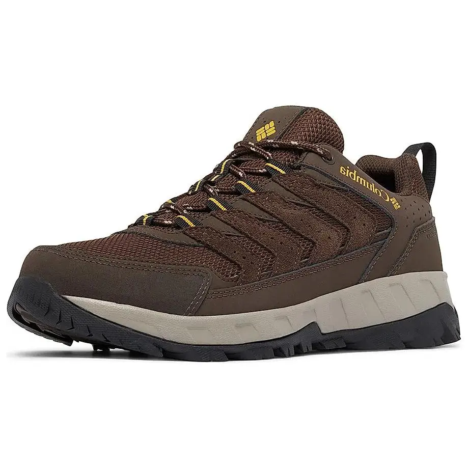 Columbia Cushioning, Wear Resistant Low Top Hiking Shoes Men's Brown