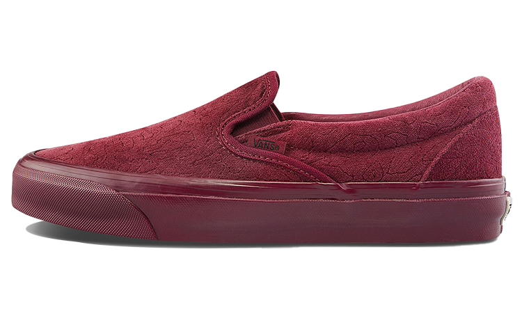 Vans Unisex Vault Classic Slip On Lx Sneakers Red Wine Red