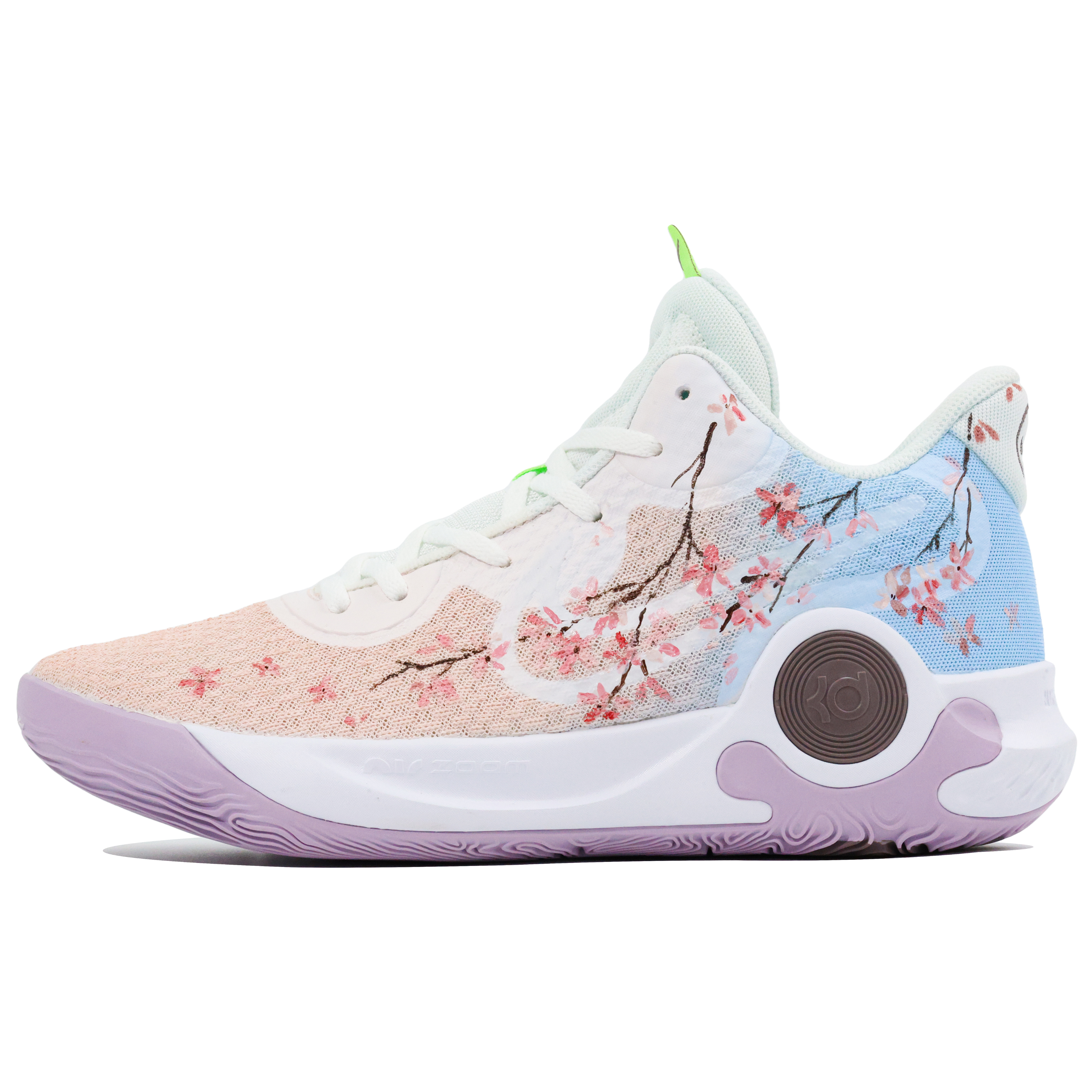 Nike KD Trey 5 IX Mid top Vintage Basketball Shoes Men's Blue Pink