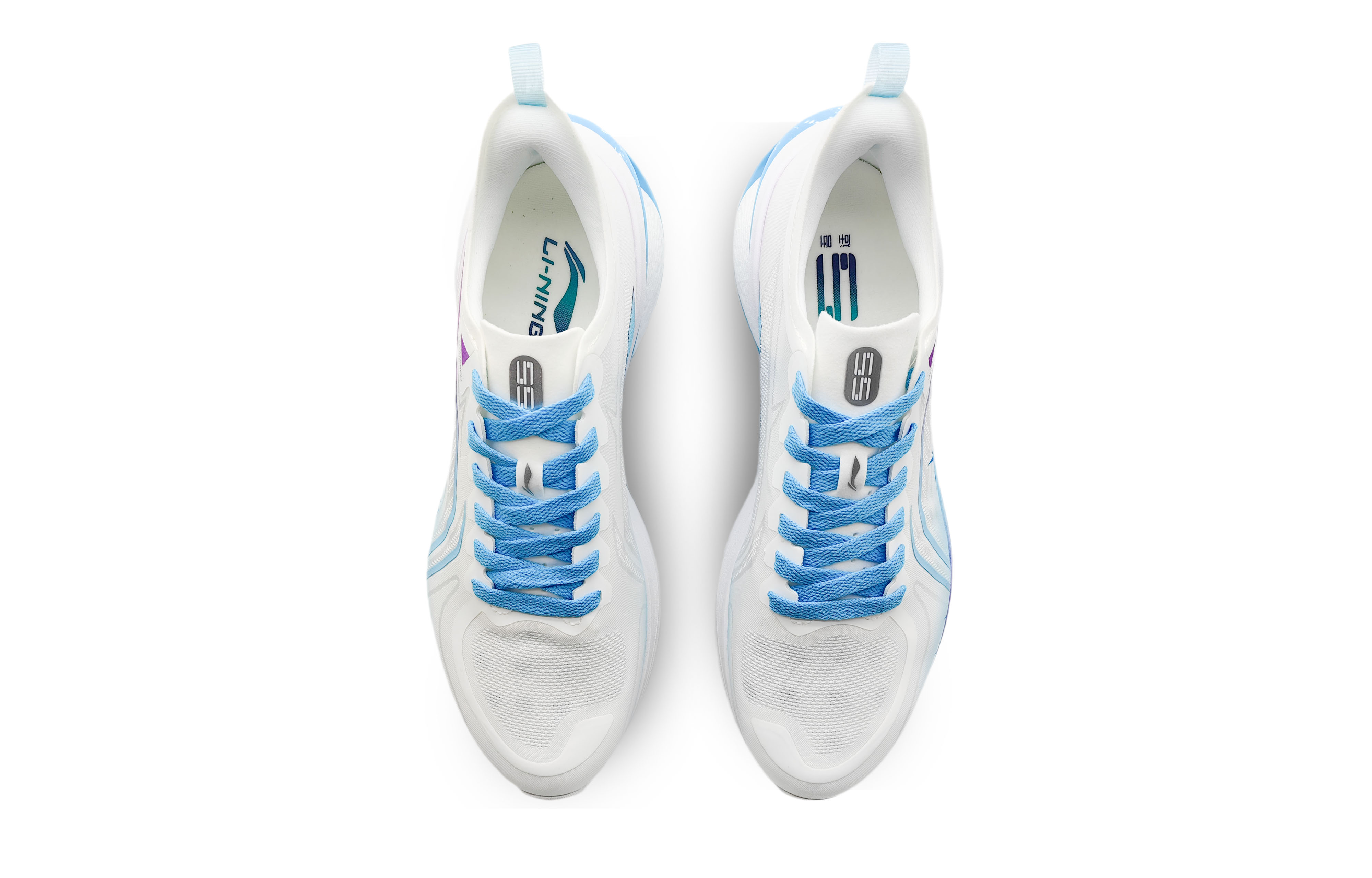LiNing WuShi 5S 3.0 Anti-Slip And Wear-Resistant Breathable Low-Top Running Shoes Men's White Blue Purple купить в интернет-магазине Yoocart с быстрой доставкой по России.