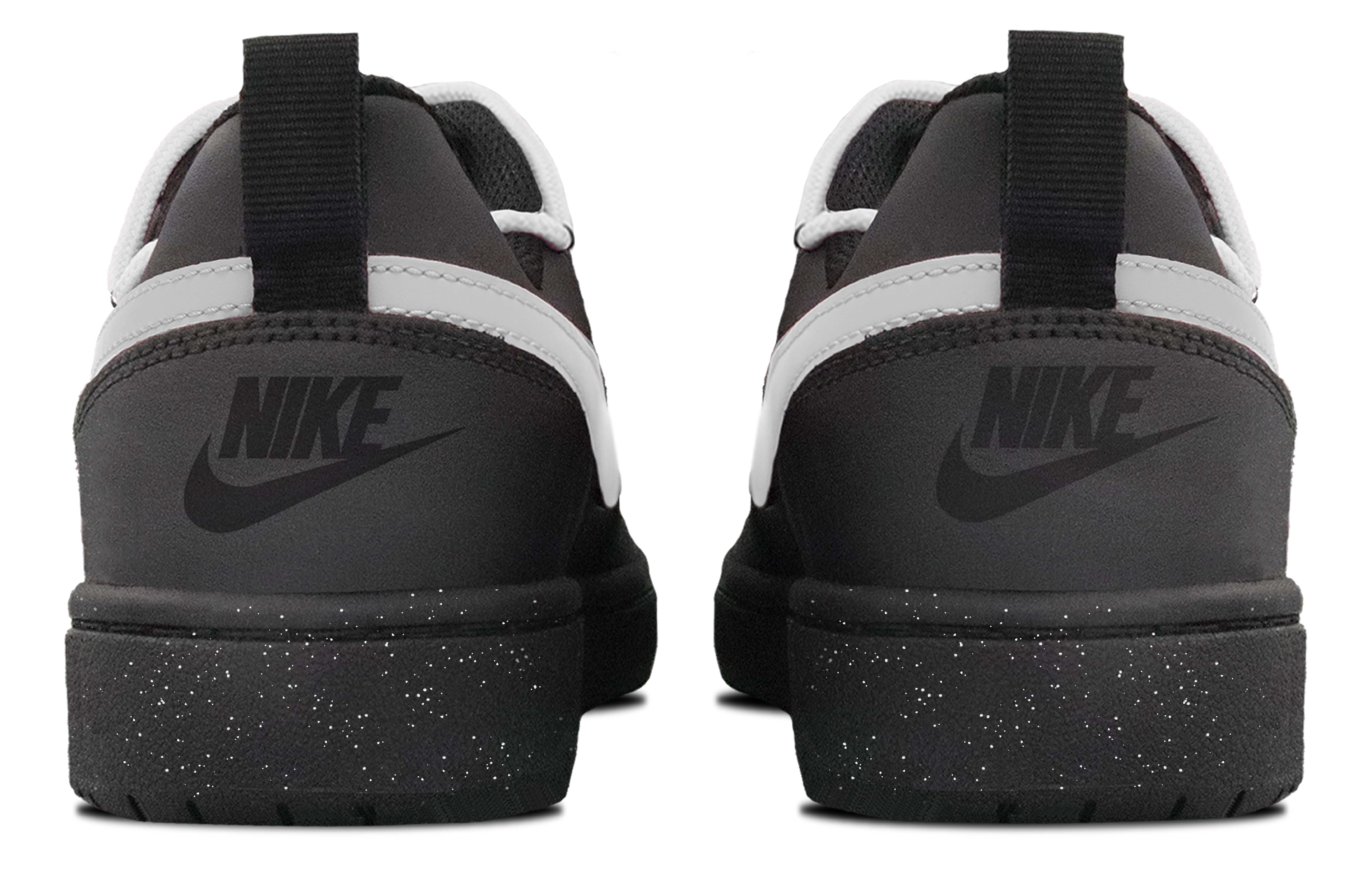 Nike Court Borough Anti-Slip And Wear-Resistant Lightweight Low-Top Skateboard Shoes Women's Black Gray Silver купить в интернет-магазине Yoocart с быстрой доставкой по России.