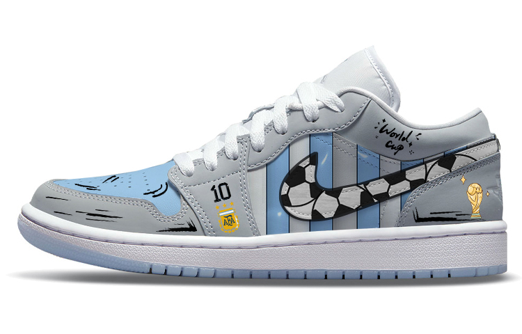 Jordan Air Jordan 1 Vintage Basketball Shoes Women's Low Top White/Gray