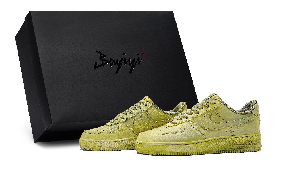 Nike Air Force 1 Skateboard Shoes Unisex Low Top Yellow